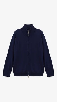 Кофта однотонна чоловіча GENUA G01209-0001 2XL Темно-синій shop (2000999472107)