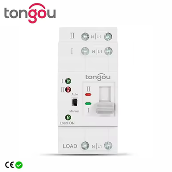 Модульний автоматичний перемикач введення резерву TONGOU TOATS-2 2P (ATS) 63A 220В DIN-рейка