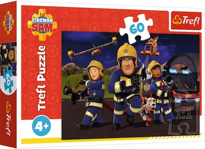 Пазл Trefl Fireman Sam: Герой у формі 60 елементів 17413 (5900511174137)