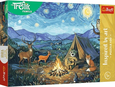 Puzzle Trefl Inspired By Art The Treflik Family: Przy ognisku 100 elementów 16564 (5900511165647)