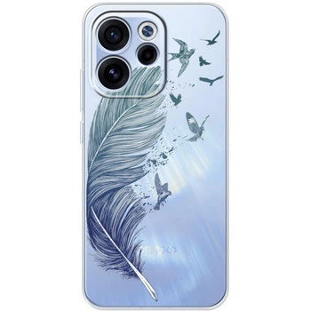 Силиконовый чехол BoxFace OPPO Reno 15 FS Feather (71286-cc38)