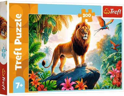 Puzzle Trefl Król dżungli 200 elementów 13329 (5900511133295)
