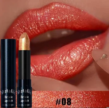 Губная помада COOL STORY No08 Metallic Glitter Lipstck