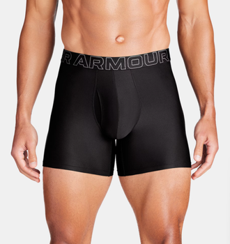 Труси чоловічі Under Armour Performance Tech™ Men's 6" 3-Pack Boxerjock® 1383878-001 s, чорний