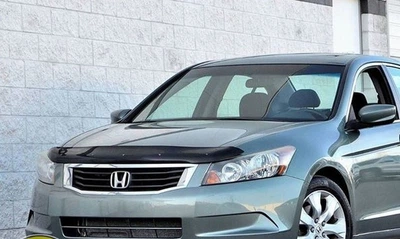 Дефлектор капота мухобійка Honda ACCORD SD 08-12 чорний FormFit Хонда Акорд WT0040969