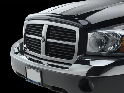 Дефлектор капота мухобойка Dodge Dakota Club Cab Quad Cab 05-07 черный WeatherTech Додж Дакота WT0040482