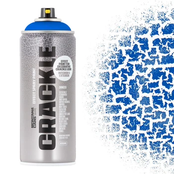 Краска аэрозольная Montana Crackle EC5010 Gentian Blue (Синий) 400 мл