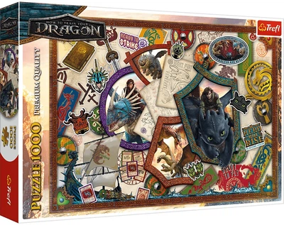 Пазл Trefl How to train your Dragon: Герої 1000 елементів 10959 (5900511109597)