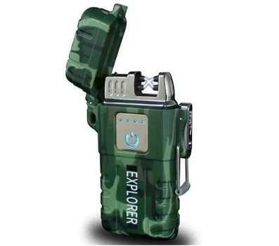 Електроімпульсна запальничка JL 317 акумуляторна USB безполум’яна водостійка плазмова запальничка з електричним підпалом компактна металева запальничка для дому подорожей та щоденного використання