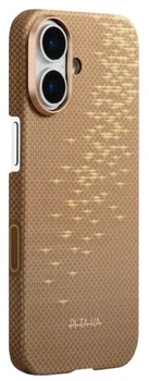 Etui PITAKA Ultra-Slim MagSafe do iPhone 17 Golden Glint (0741654368015)