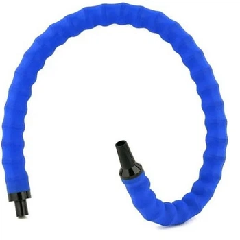 Hands Free Blue – гибкий мундштук на шею для удобного курения кальяна.