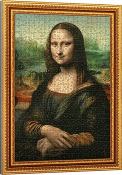 Пазл Trefl Puzzlorama Леонардо да Винчи: Мона Лиза 500 элементов 37541 (5900511375411)