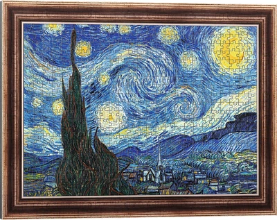 Пазл Trefl Puzzlorama Звёздная ночь, Винсент ван Гог Bridgeman 500 элементов 37544 (5900511375442)