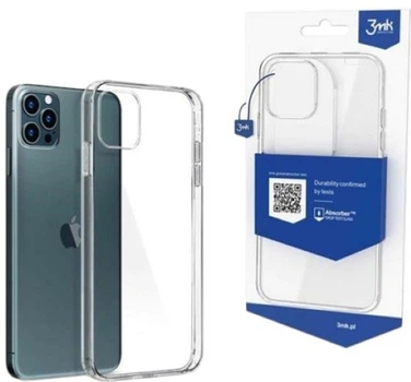 Etui plecki 3MK Clear Case do Apple iPhone 12 Pro Max Transparent (5903108277600)