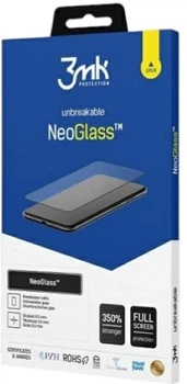 Захисне скло 3MK NeoGlass для Samsung Galaxy S21 чорне (5903108354790)