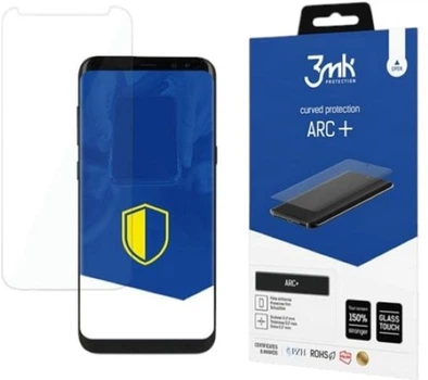 Захисне скло 3MK ARC+ Fullscreen для Samsung Galaxy S8 Plus SM-G955 (5903108352451)