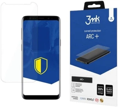Захисне скло 3MK ARC+ Fullscreen для Samsung Galaxy S9 Plus (5903108352499)