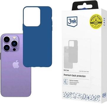 Панель 3MK Matt Case для Apple iPhone 14 Pro Max Чорниця (5903108476898)