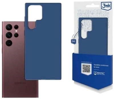 Панель 3MK Matt Case для Samsung Galaxy S23 Ultra Чорниця (5903108494113)
