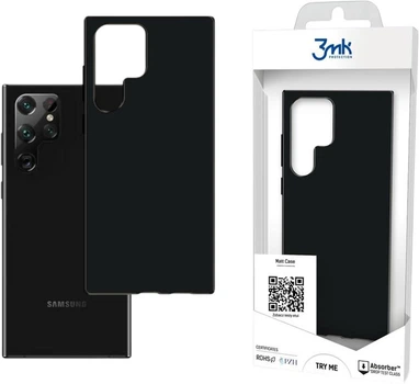 Панель 3MK Matt Case для Samsung Galaxy S22 Ultra Чорний (5903108445085)