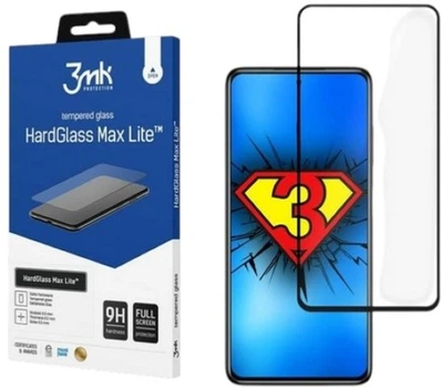 Захисне скло 3MK HardGlass Max Lite для Poco X3 (5903108306591)