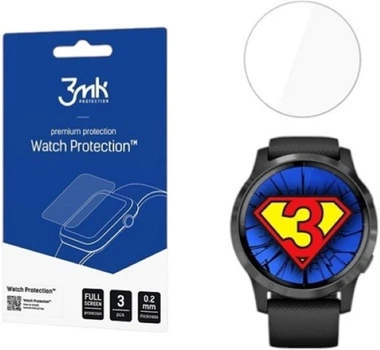 Folia ochronna 3MK Watch Protection na ekran smartwatcha Garmin Vivoactive 4S 3 szt. (5903108289290)