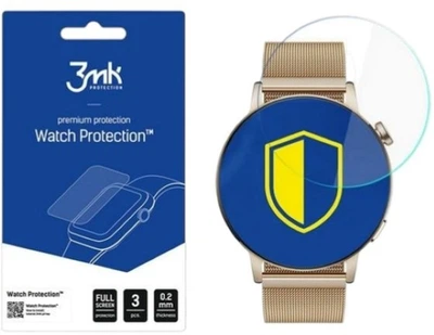 Folia ochronna 3MK Watch Protection na ekran smartwatcha Huawei Watch GT 3 42 mm 3 szt. (5903108445450)