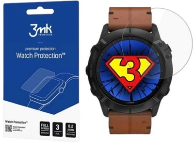 Захисне скло 3MK FlexibleGlass для Garmin Fenix 6X 3 шт (5903108292245)