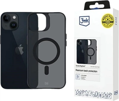 Etui plecki 3MK Smoke Mag do Apple iPhone 14 Plus Black (5903108563642)
