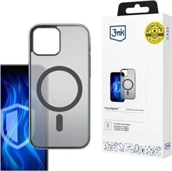 Etui plecki 3MK Frosty MagCase do Apple iPhone 14 Frost Black (5903108596138)