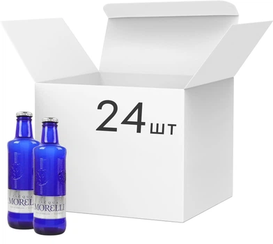 Упаковка родниковой воды Acqua Morelli Газированная 0.25 л х 24 бутылки (42255550)