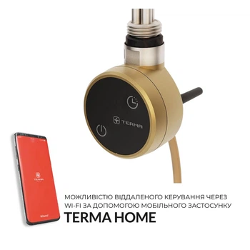 Тен Terma MOA-WIFI 200 W, Brass (скрытый монтаж кабеля)