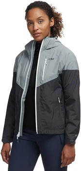 Жіночі мембранні куртки Outdoor Research gore-tex сіра з темно-сірим L