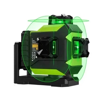 Лазерный уровень нивелир Huepar 703CG 3D Premium 6600мАh Зеленый луч
