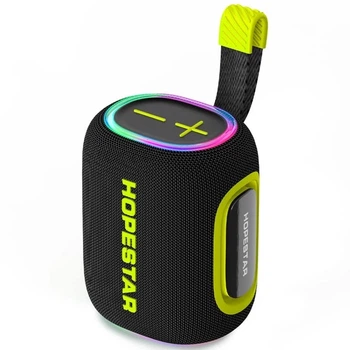 Колонка Bluetooth HOPESTAR H57 mini BT5.4, 15W, TWS, AUX/TF/USB, 6h портативний бездротовий динамік Чорний