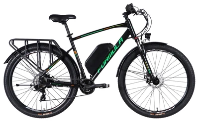 Велосипед з електроприводом 29" Formula eCURSOR MAN DD CS рама-21" 48B 17.5А*г 500Вт чорно-зелений 2026 (ELB-FR-29-248)