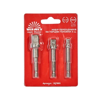 Набор переходников Vitals 187865 1/4", 3/8", 1/2" 3 шт