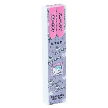 Ручка гелева пиши-стирай Kite Hello Kitty синя 2 шт у пеналі (HK24-069-2)