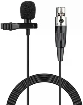 Петличный микрофон с прищепкой 3-pin для радиосистемы SHURE WL93