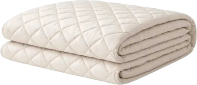 Ковдра U-tek Літня Полуторна 140х210 см Sateen Lux Viscose бежева (KLSL-V1421)
