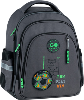Рюкзак GoPack для начальной школы Education Run Play Win 37x28.5x16 см Темно-серый (GO26-2606S-4)