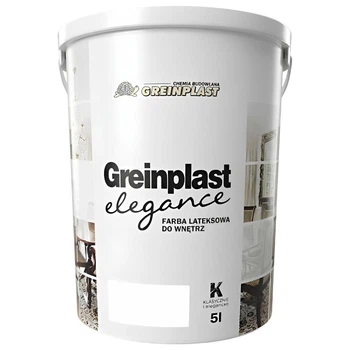 Латексна фарба Greinplast Elegance FWK01 біла 5 л