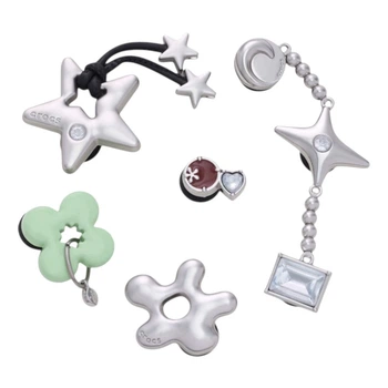 Przypinki do butów Jibbitz Future Meta 5 Pack