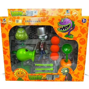Игрушка фигурки Растения против Зомби Набор фигурок Plants vs Zombies кабачок для детей игр и развлечений