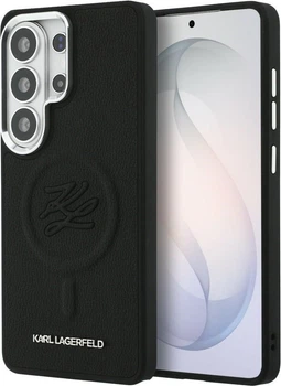 Чохол Karl Lagerfeld Embossed Ring Initials MagSafe для Samsung Galaxy S26 Ultra Black (KLHMS26LPGFKLRDK)