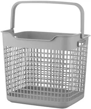 Кошик для білизни Ardesto пластик PP 26 л 38х29.5х33 см Сірий (ARHC2402GG)
