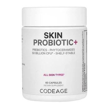 Skin Probiotic - 60 caps пробіотики для шкіри для підтримки чистого вигляду, балансу мікрофлори та здорового стану шкіри