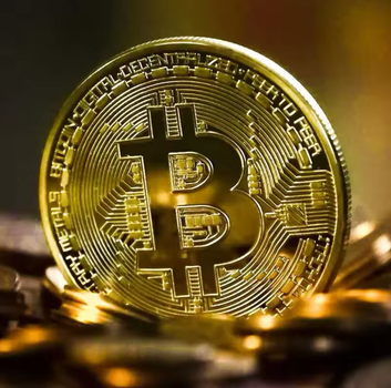 Сувенирная монета / жетон - Биткоин (Bitcoin)