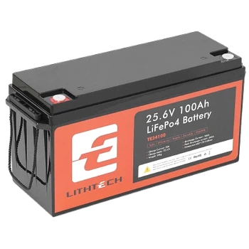 Литиевая аккумуляторная батарея LITHTECH TE24100B 25.6В 100А•ч Bluetooth
