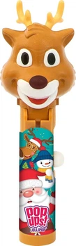 Новорічний льодяник на паличці Оленя Christmas Pop Ups Lollipop 46г